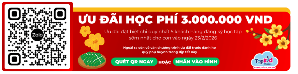 Promotion tết topkid eduall
