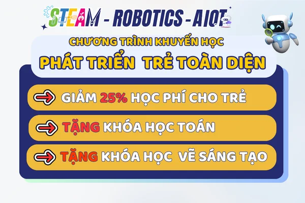 Chương trình khuyến học khóa học Giáo dục STEAM