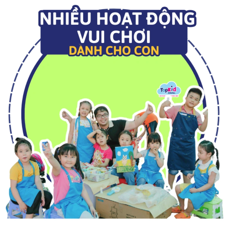 topkdi art picnic có hơn 20 chất liệu cho trẻ sáng tạo