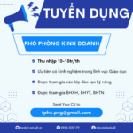 Tuyển Dụng Phó Phòng Kinh Doanh