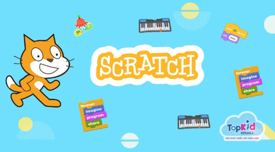 Giao diện lập trình trẻ em Scratch