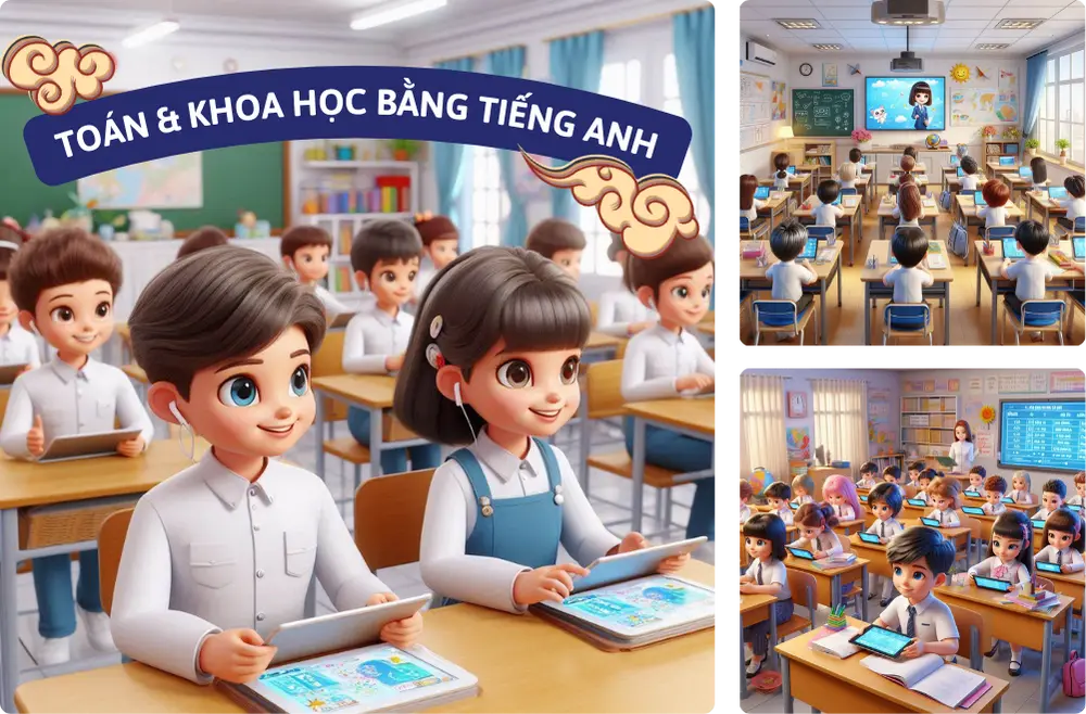 TOÁN & KHOA HỌC BẰNG TIẾNG ANH