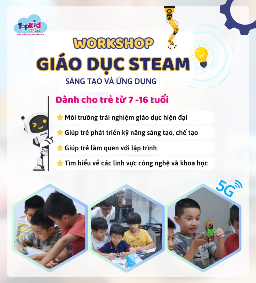 workshop giáo dục STEAM