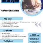 2024 - POSTER TUYỂN DỤNG - ADMIN