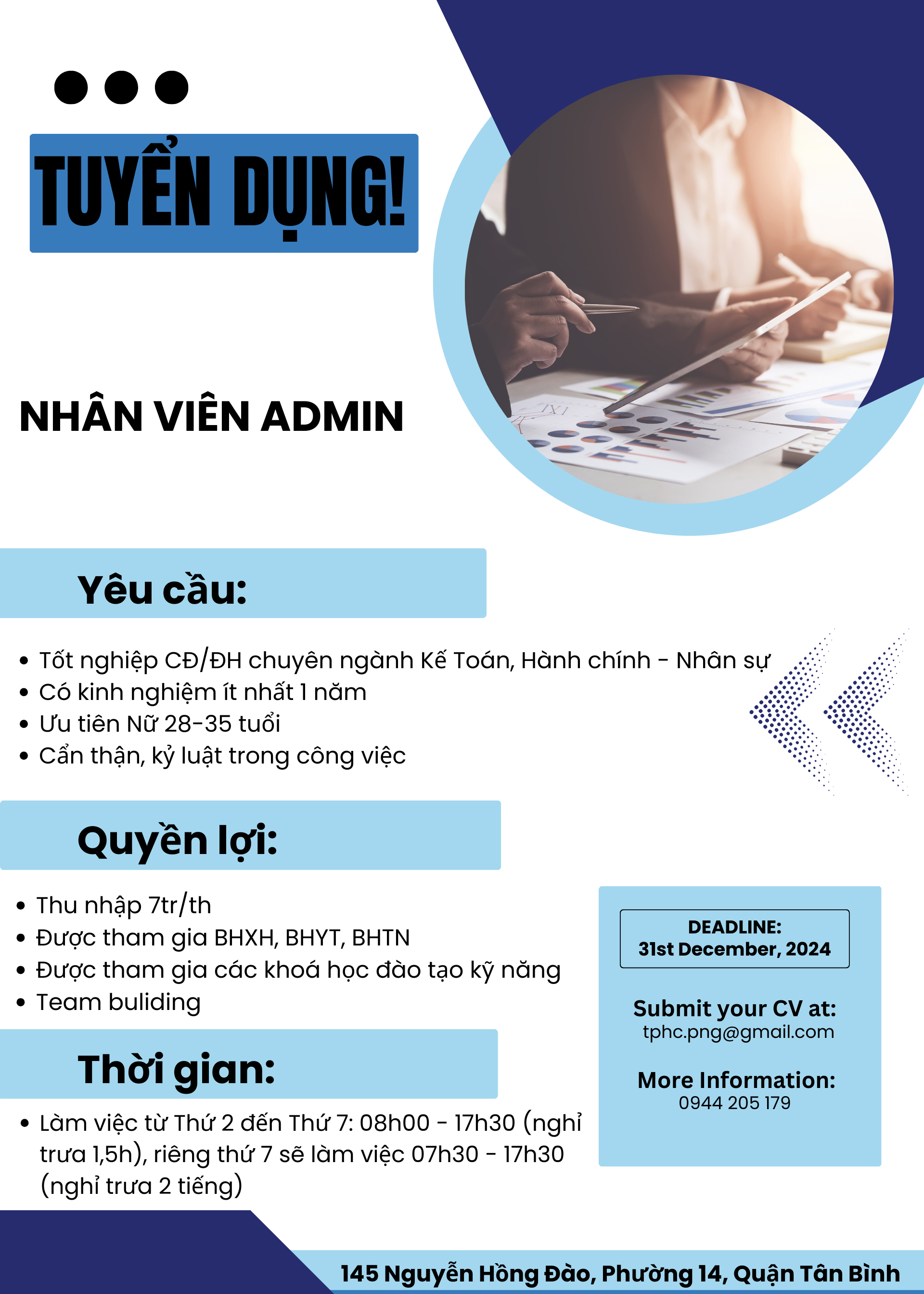 2024 - POSTER TUYỂN DỤNG - ADMIN