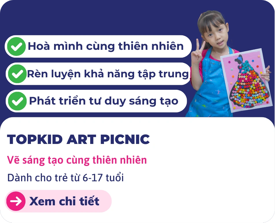 TOPKID ART Picnic – Creative outdoor activity.