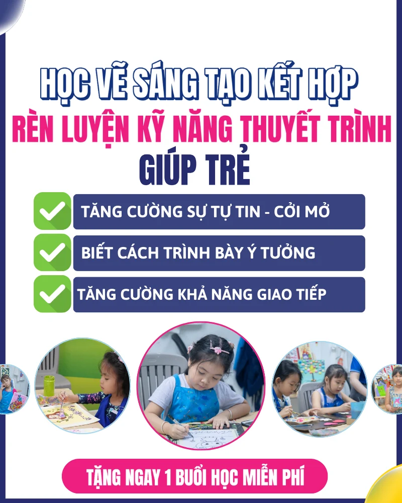 Popup học vẽ sáng tạo