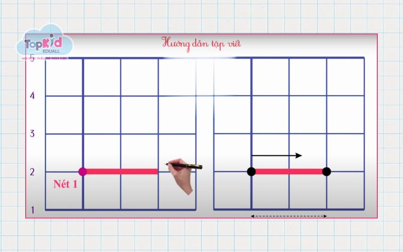 Hình minh họa nét ngang