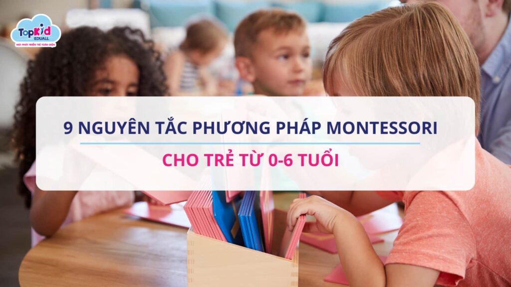 9 Nguyên Tắc Phương Pháp Montessori Cho Trẻ Từ 0-6 Tuổi