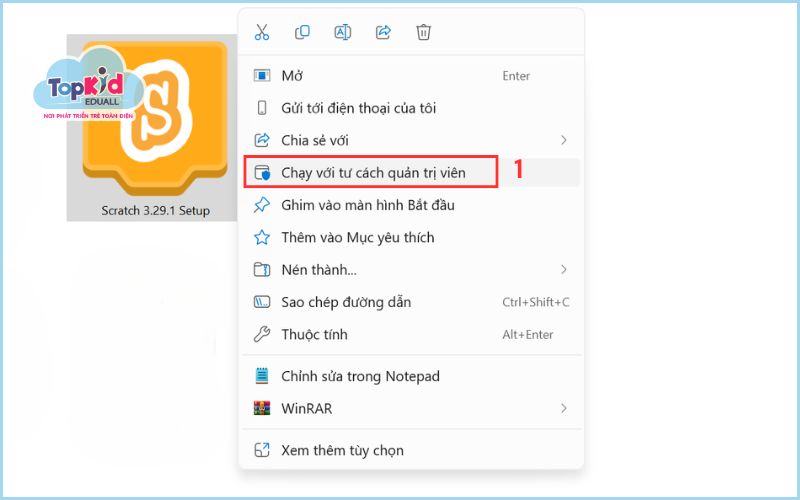 Bước 4: Chạy chương trình sau cài đặt