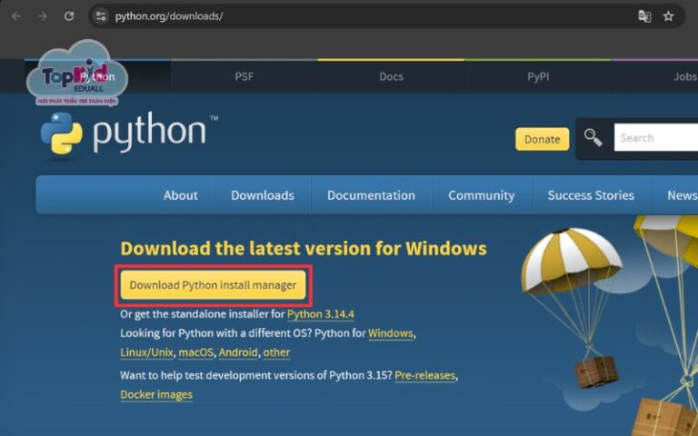 Cách tải Python phiên bản 3.14 trên Window, macOS, Linux