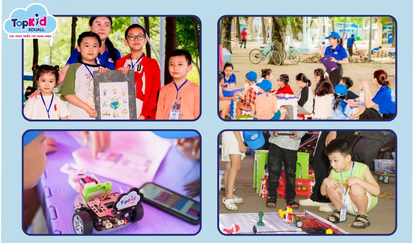 Hình ảnh nổi bật tại sự kiện “Giải mã cùng TOPKID”