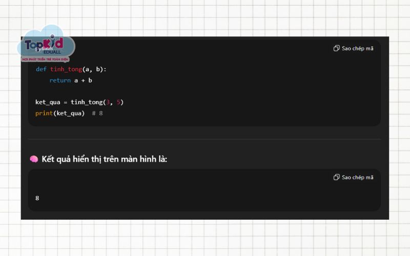 Giá trị trả về của hàm trong Python (return)