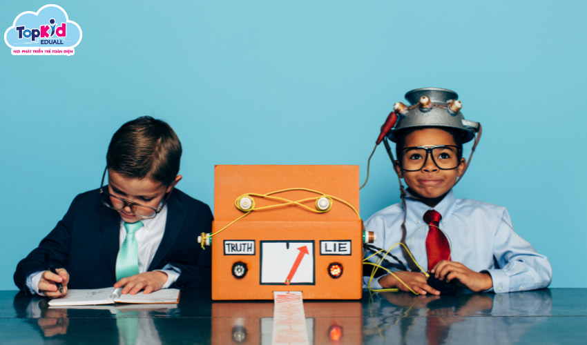 Bắt đầu biết kể chuyện, thậm chí nói dối “nhẹ”