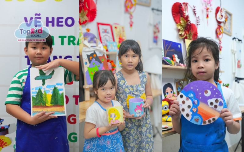 Workshop vẽ tranh cho bé tại TOPKID EDUALL