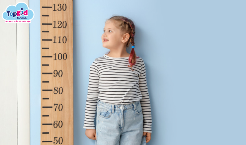 Giai đoạn vàng phát triển chiều cao ở trẻ