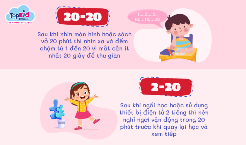 Quy tắc 20-20-20.