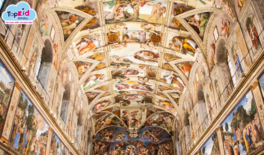 Trường phái Phục Hưng: Bức Trần nhà nguyện Sistine của Michelangelo