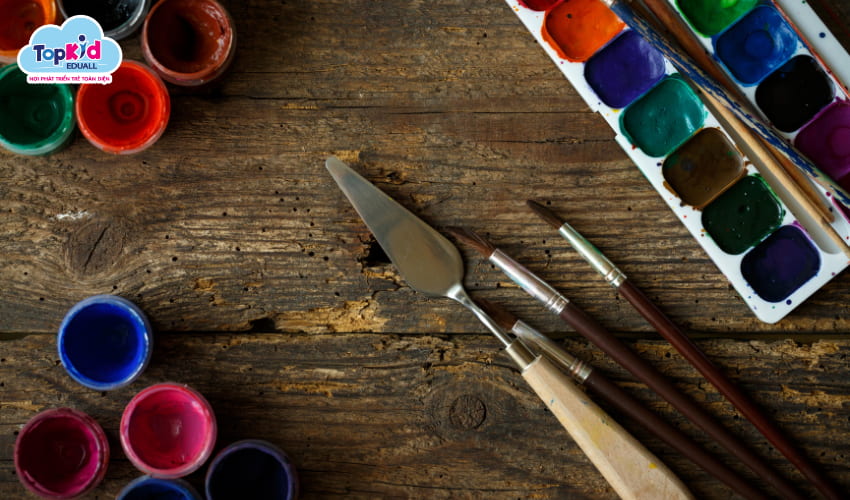 Màu Acrylic khô nhanh an toàn với trẻ nhỏ