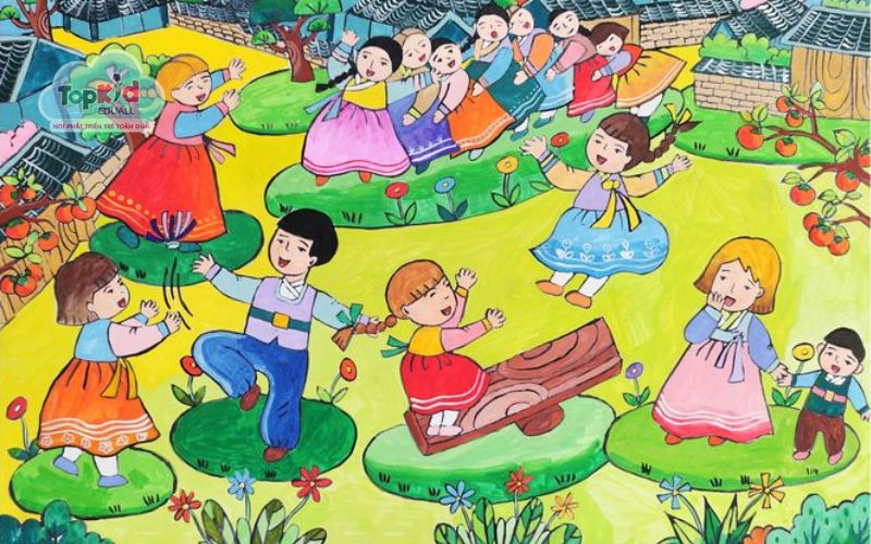 Hướng dẫn vẽ mẫu tranh thiếu nhi từ cơ bản đến nâng cao