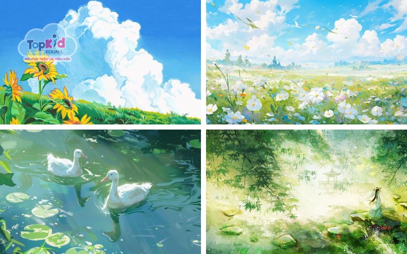 Các chủ đề tranh màu nước đẹp đơn giản