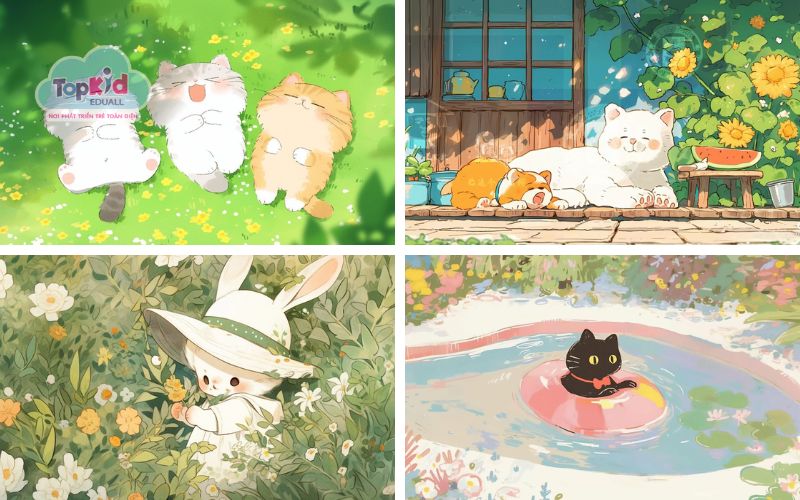 Ý tưởng tranh màu nước động vật cute & Đơn giản (20+ Ý tưởng)