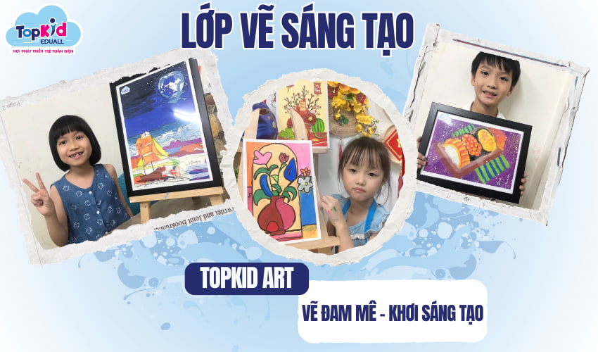 Giáo dục hội họa tại TOPKID EDUALL