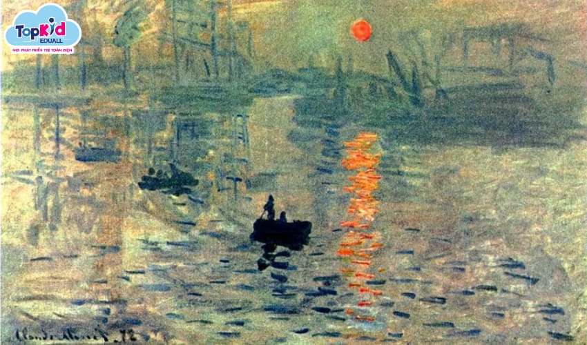 Trường phái Ấn Tượng: Bức tranh Impression Sunrise của Claude Monet