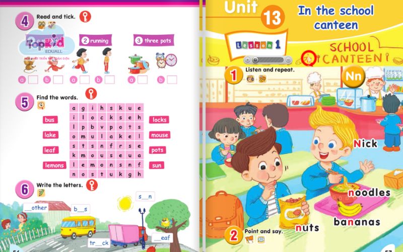 Unit 13: In the school canteen