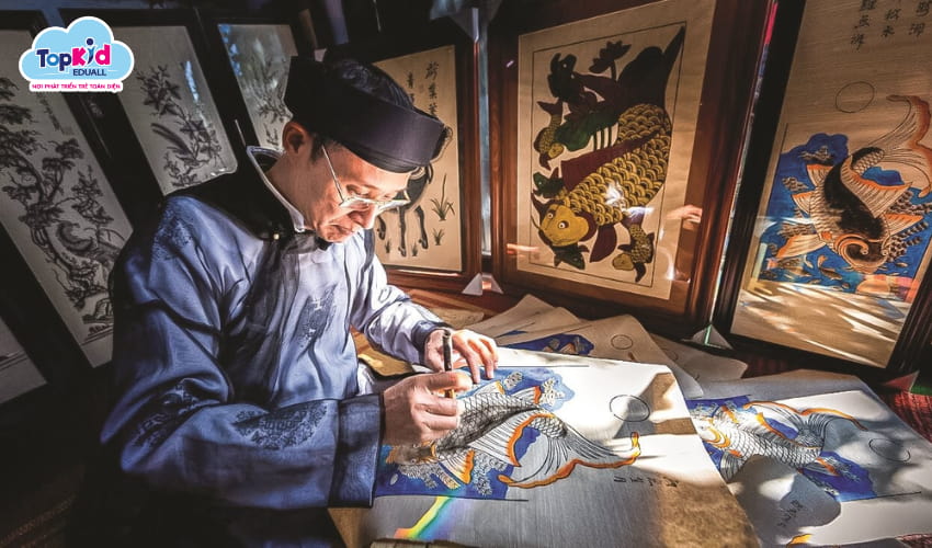 Nguyên liệu làm tranh đông hồ