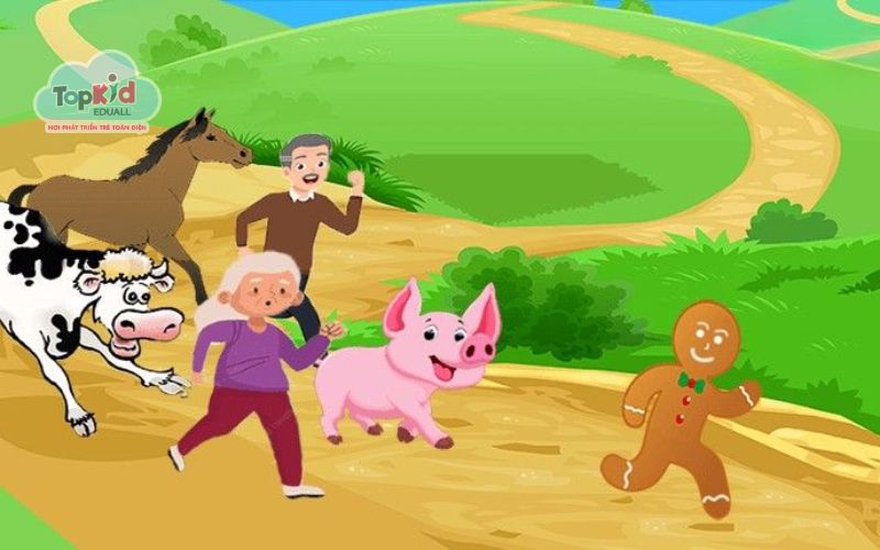 Truyện tiếng Anh cho bé: The Gingerbread Man (Cậu bé Bánh Gừng)