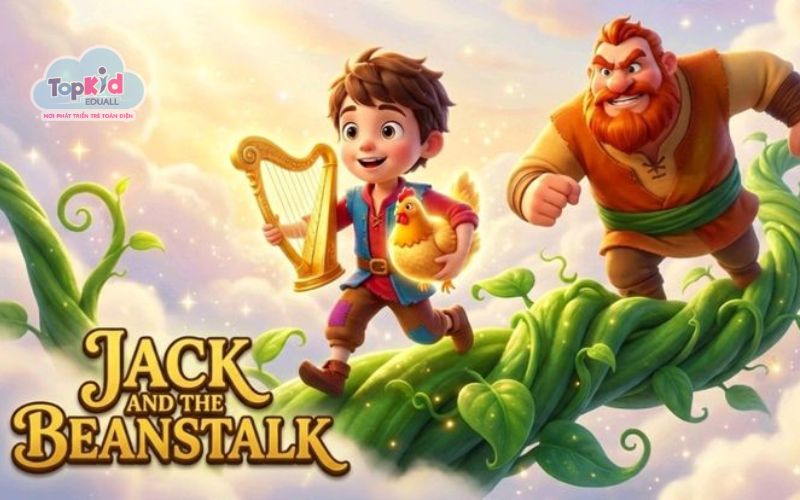 Truyện tiếng Anh cho bé: Jack and the Beanstalk (Jack và Cây đậu thần)