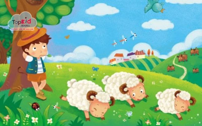 Truyện tiếng Anh cho bé: The Boy Who Cried Wolf (Cậu bé chăn cừu)
