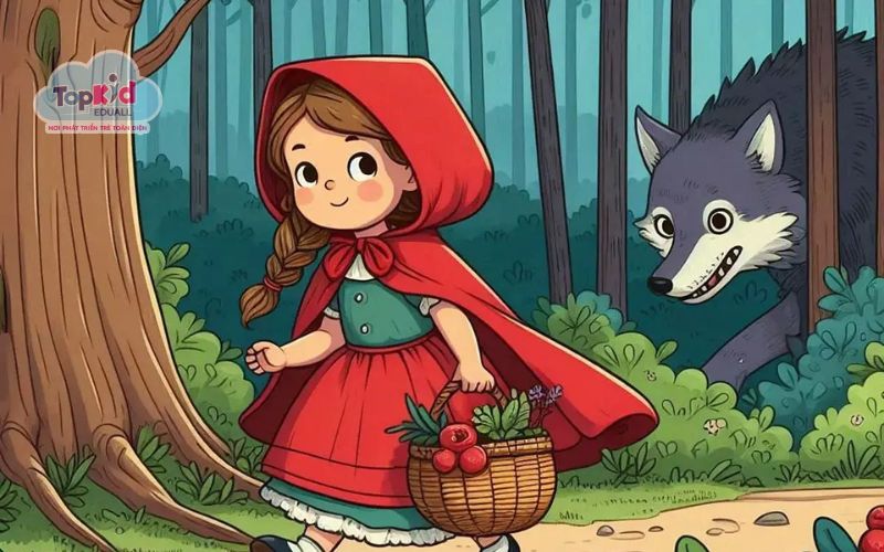Truyện tiếng Anh cho bé: Little Red Riding Hood (Cô bé quàng khăn đỏ)
