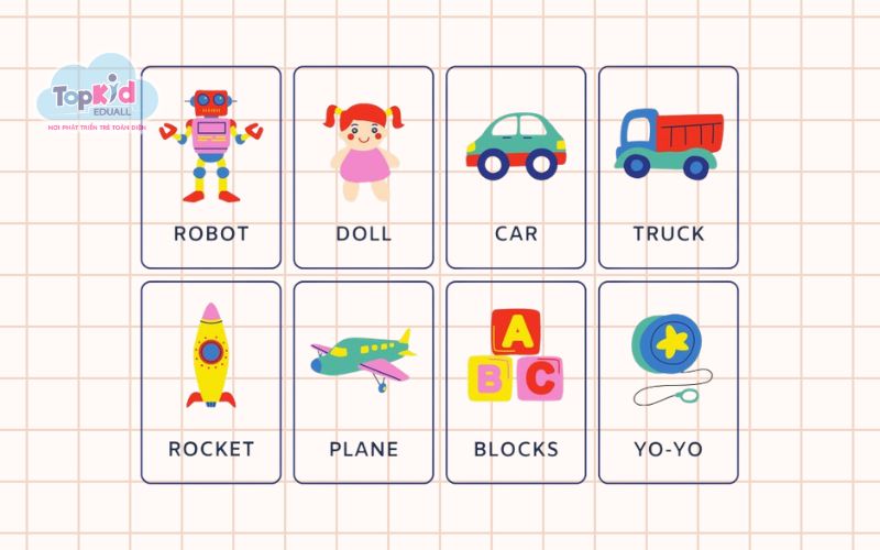 Từ Vựng Tiếng Anh: Đồ chơi yêu thích (Toys)