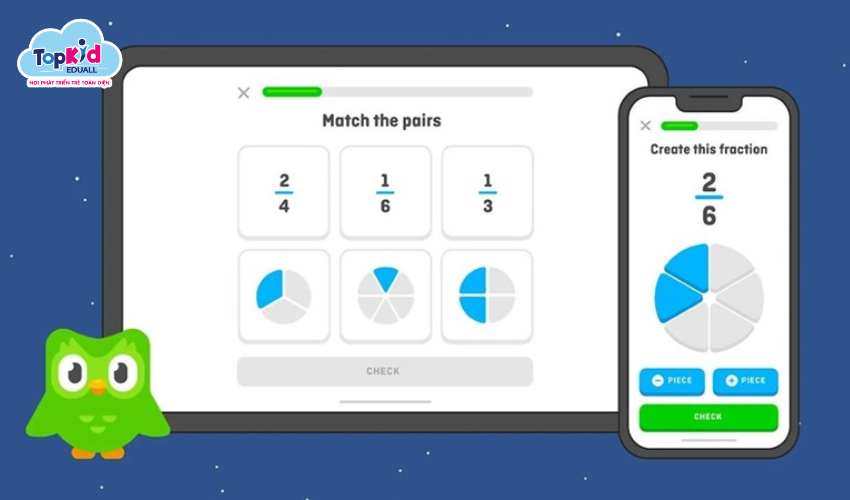 Ứng dụng Dualingo ABC thuật toán ghi nhớ dài hạn