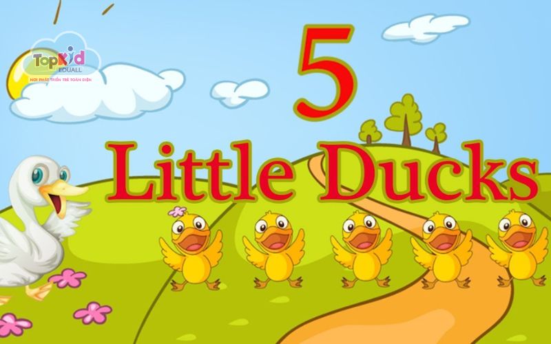 Bài hát tiếng Anh cho bé: Five Little Ducks