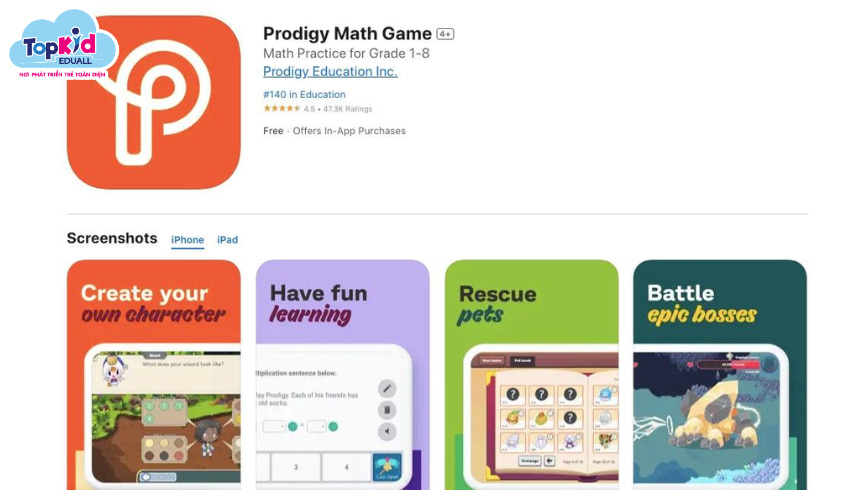 Prodigy Math Game – Học toán qua game nhập vai. Prodigy Math Game – Học toán qua game nhập vai.
